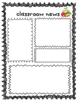 Back To School Newsletter Examples Preschool