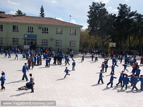 Children Playing At School