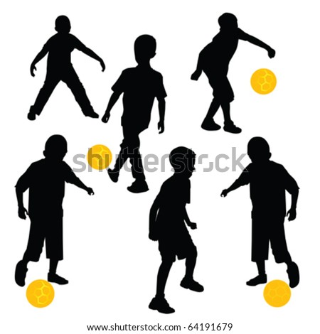 Children Playing Football