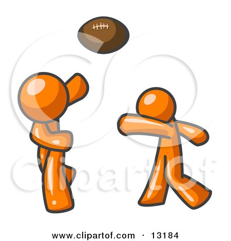 Children Playing Football Clipart