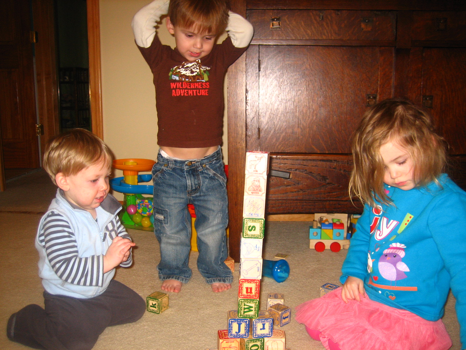 Children Playing With Toys Together