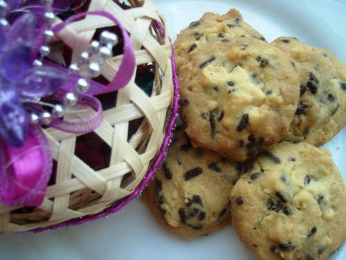 Chocolate Rice Cookies