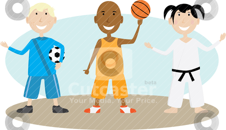 Clipart Children Playing Games