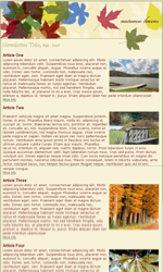 Fall Newsletter Templates Free