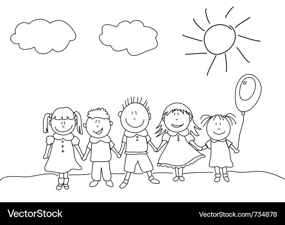 Happy Children Clip Art Free