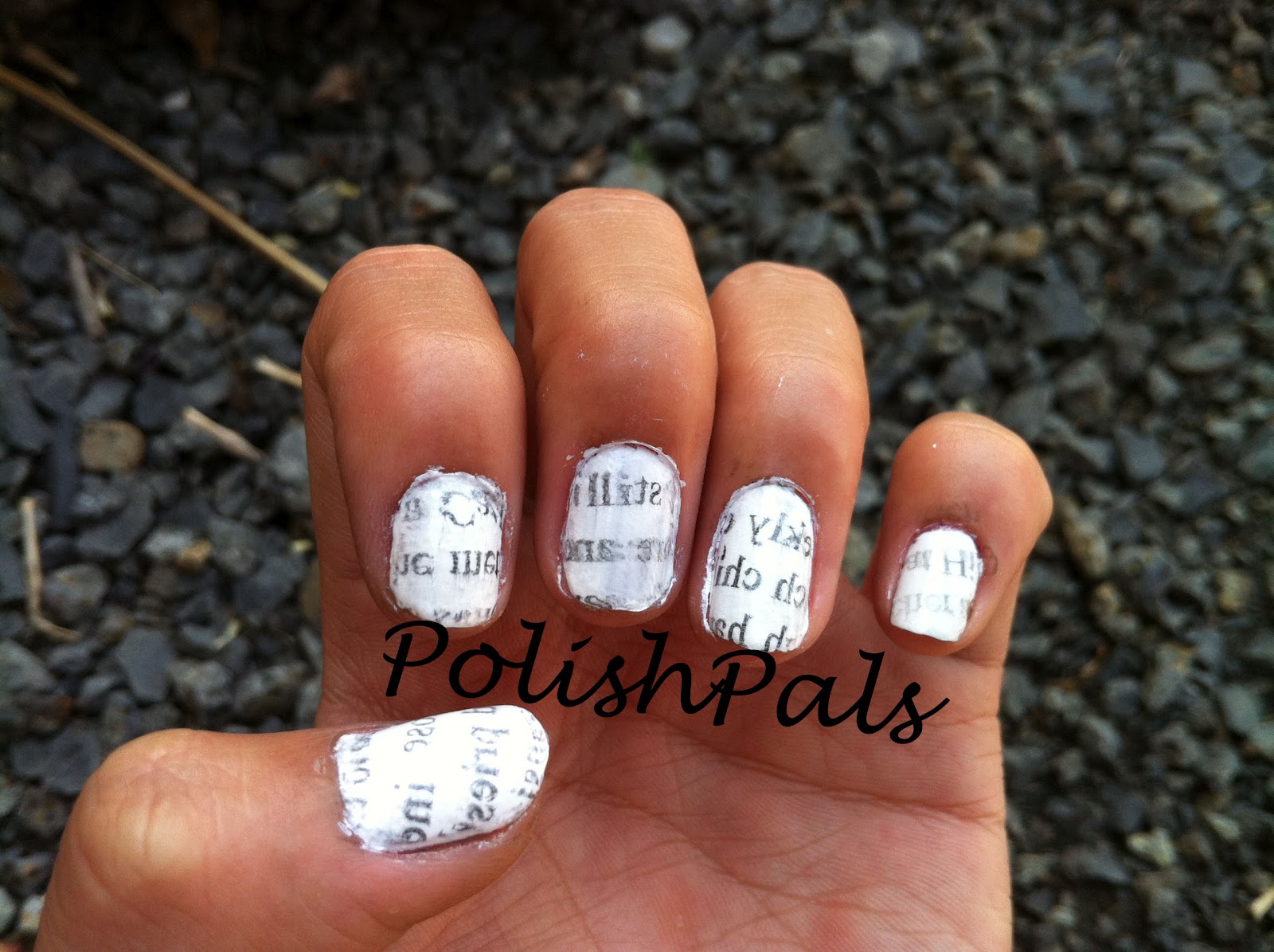 How To Make Newspaper Nails Without Newspaper