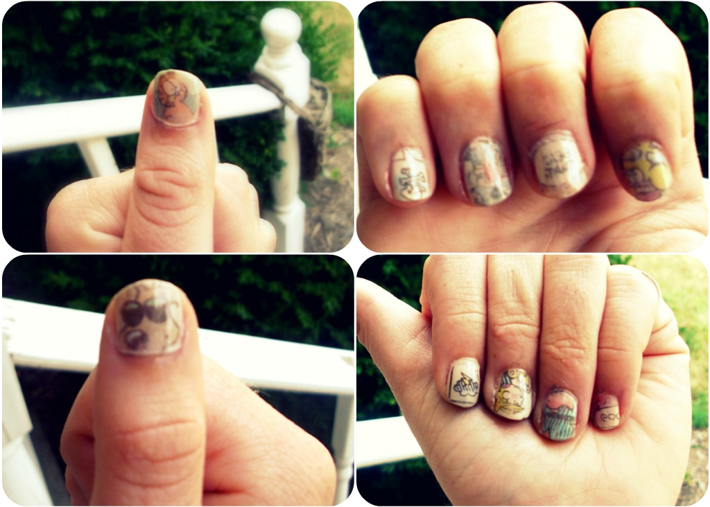 How To Make Newspaper Nails Without Rubbing Alcohol