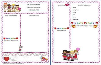 Kindergarten Classroom Newsletter Examples