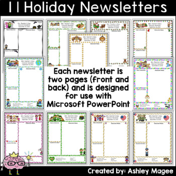 Kindergarten Classroom Newsletter Examples