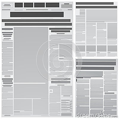 Newspaper Background Template