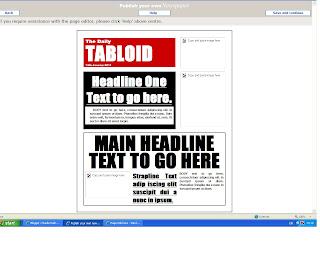 Newspaper Front Page Template Microsoft Word