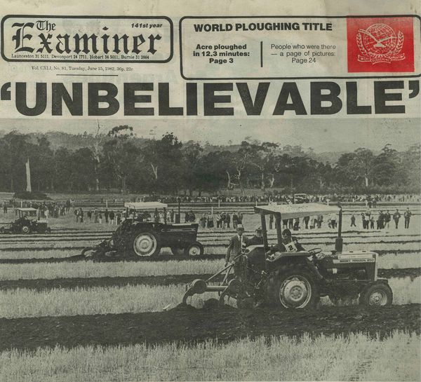 Newspaper Headlines 1982