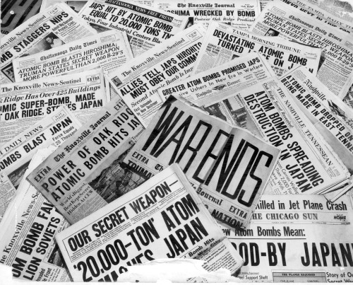 Newspaper Headlines World War 2