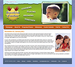 Preschool Newsletter Samples For October