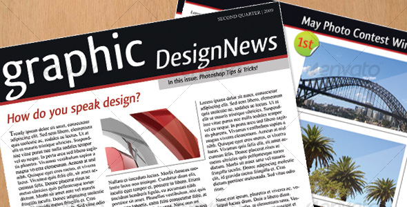 Print Newsletter Design Inspiration