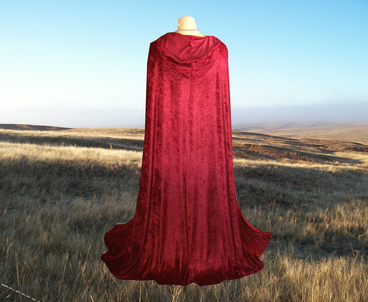 Red Cloak With Hood