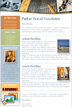 Sample Of Newsletter Layout