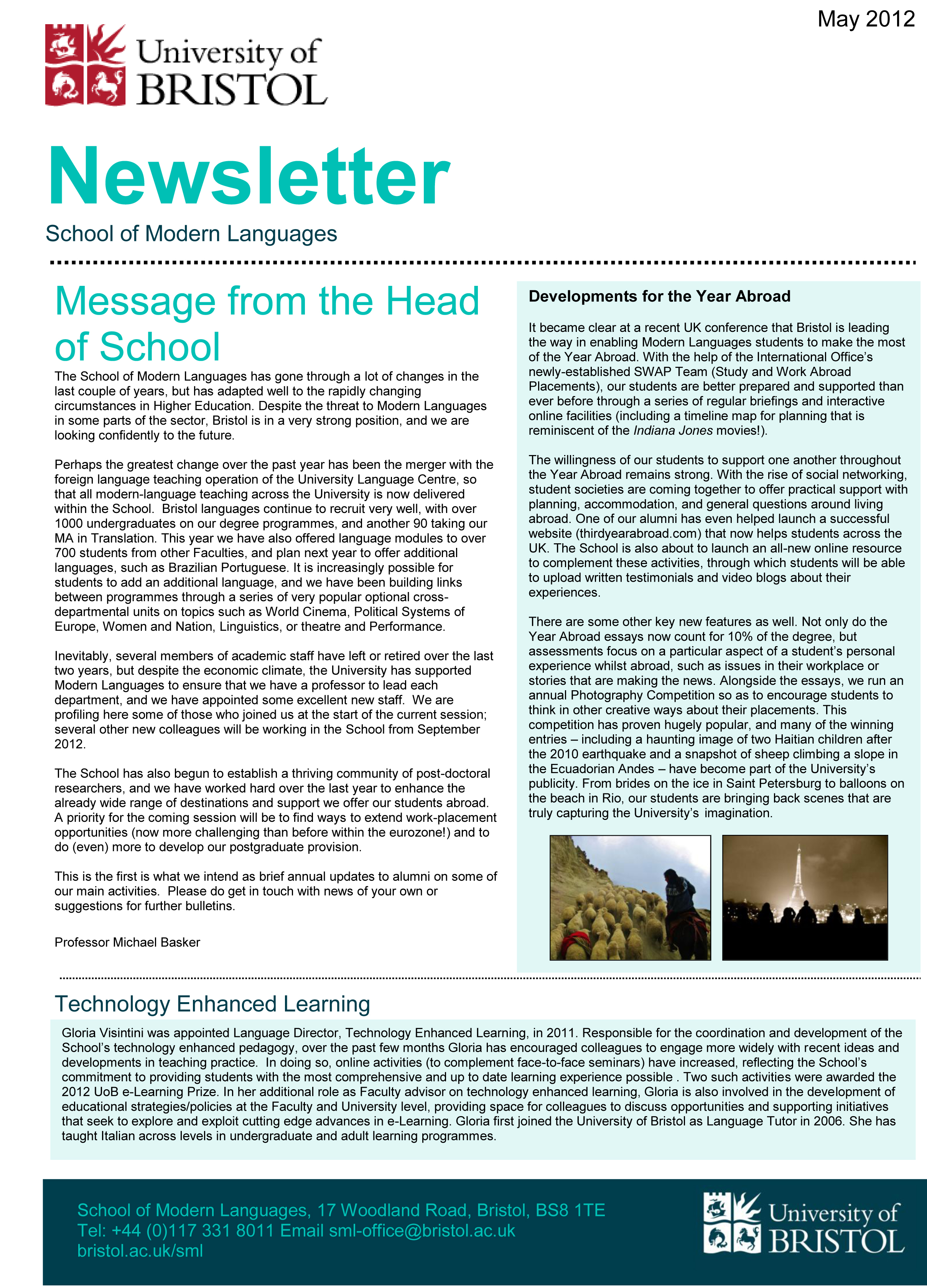 School Newsletter Format