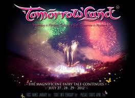 Tomorrowland Festival Belgium 2012 Lineup